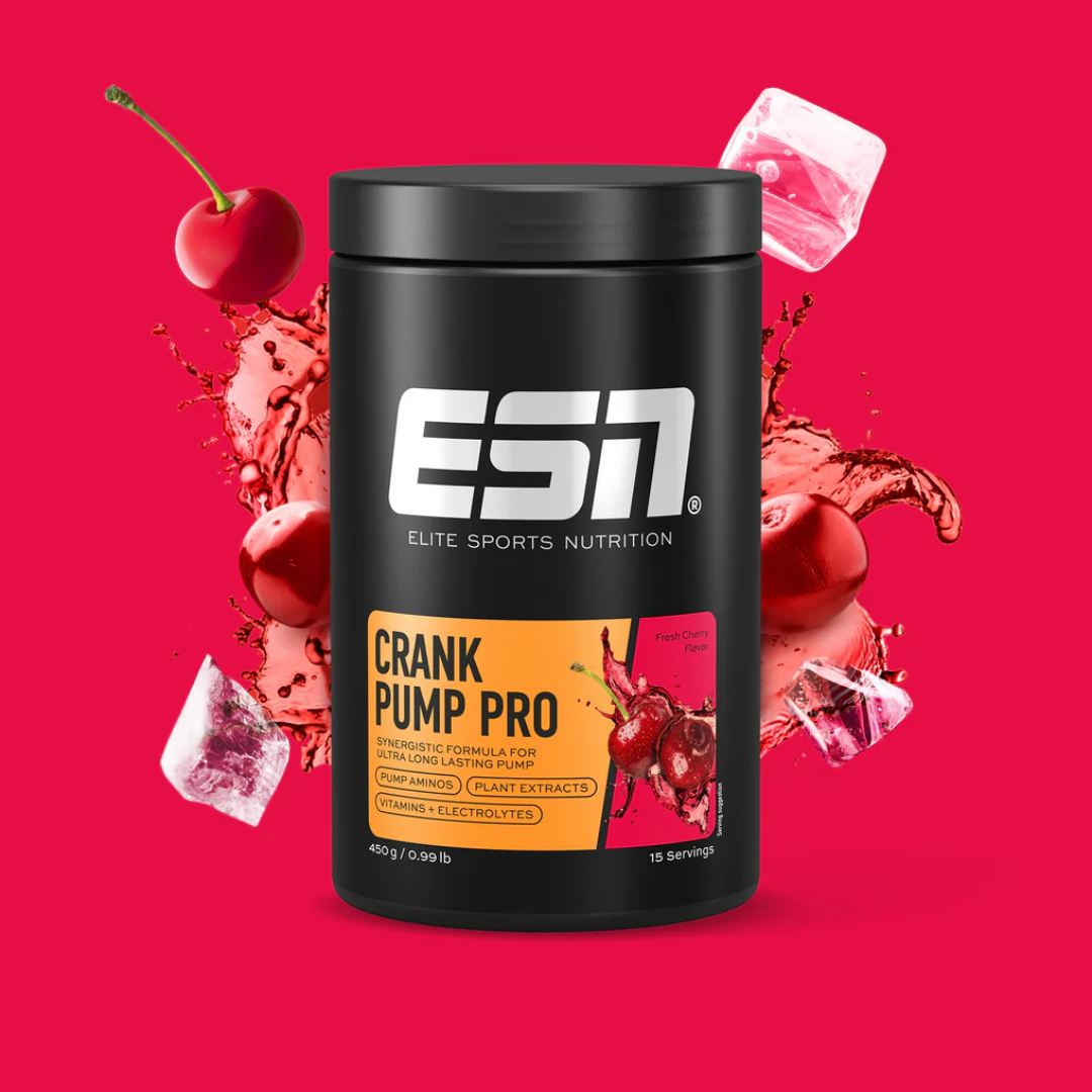 CRANK Pump Pro Pré-Workout non stimulant - ESN®