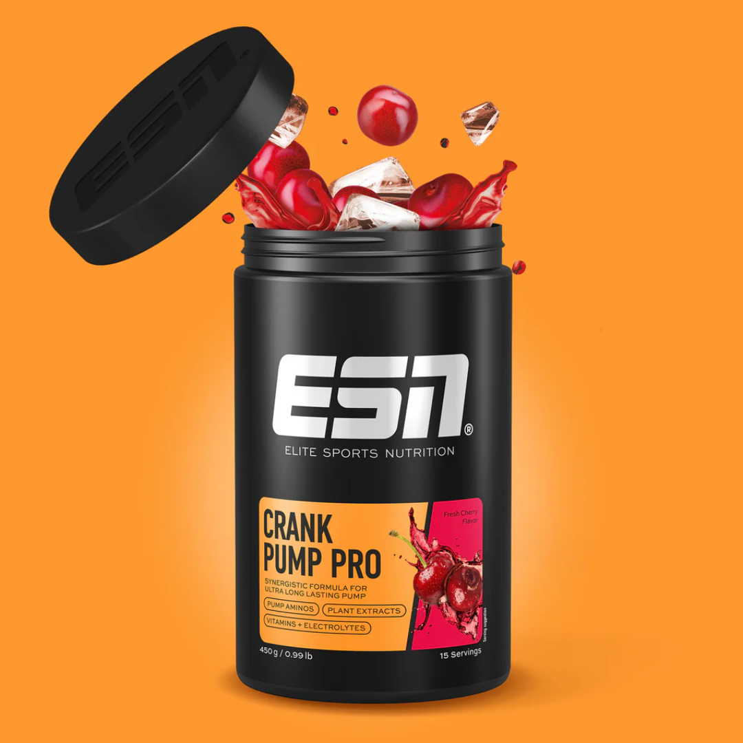 CRANK Pump Pro Pré-Workout non stimulant - ESN®