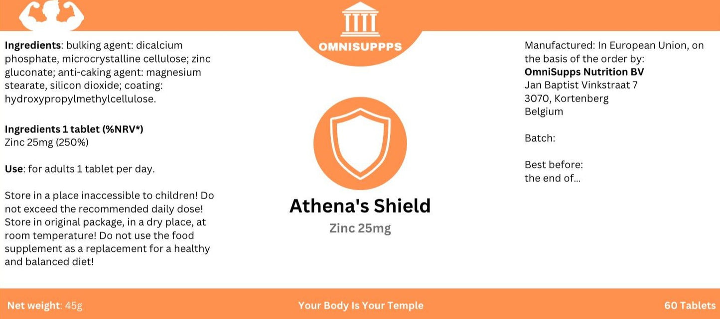 Athena's Schild - Zink