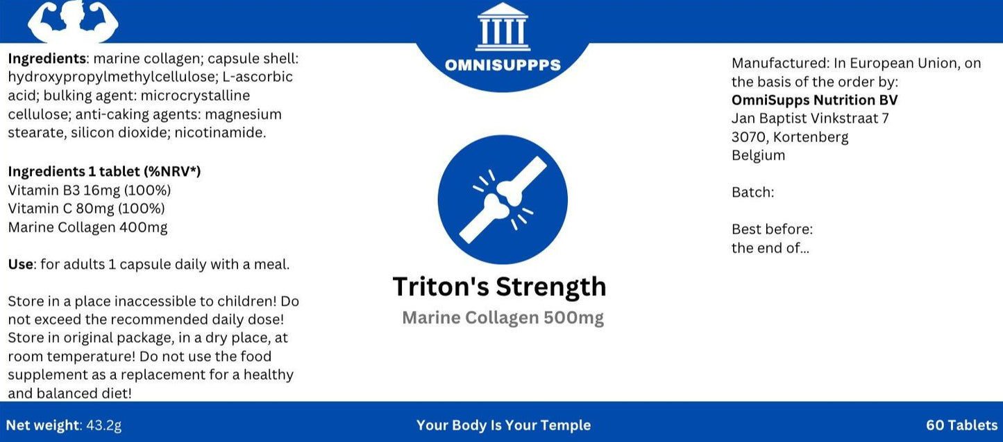 La force de Triton - Collagène Marin